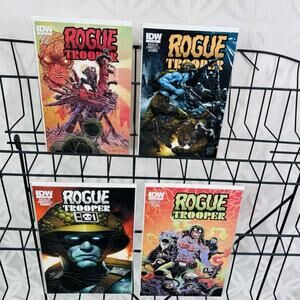 Rogue Trooper 1-4 Lot IDW Glen Fabry SUB CVR Variants